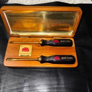 Mac Tools. 24K Gold-Plated Limited Edition. 2002 Screwdriver Set.  # 2289